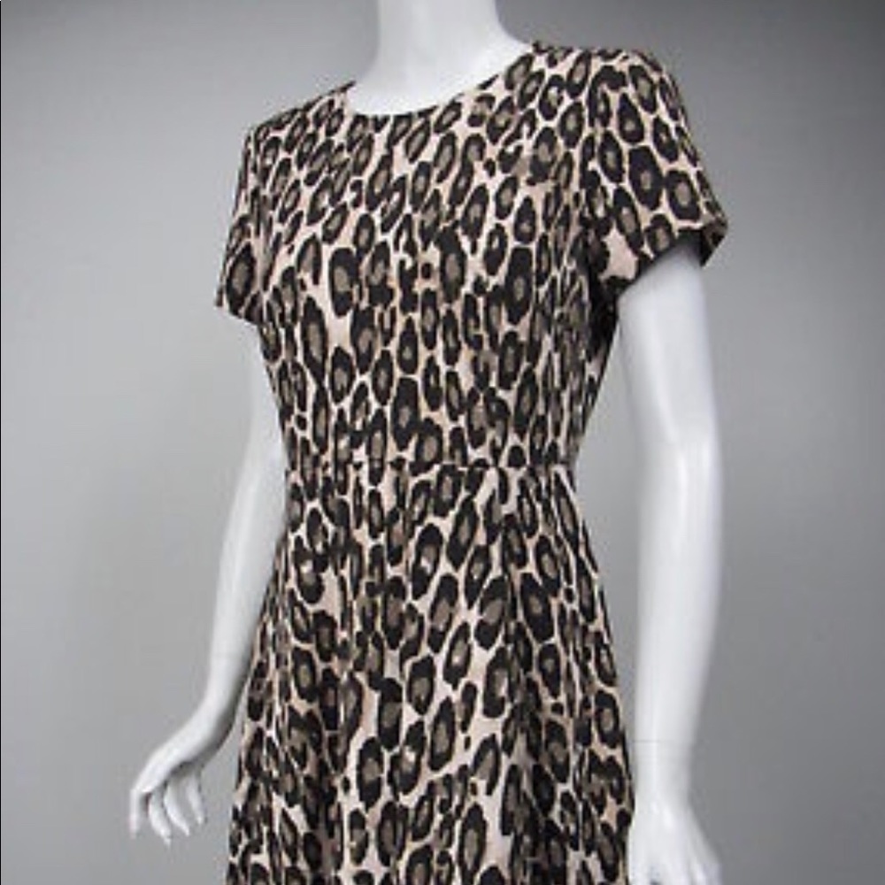 Kate Spade Leopard Ponte Dress